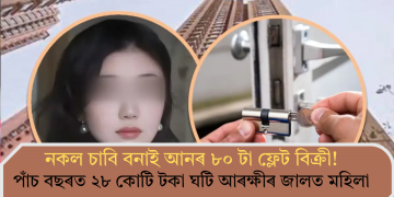 নকল চাবি বনাই আনৰ ৮০ টা ফ্লেট বিক্ৰী! পাঁচ বছৰত ২৮ কোটি টকা ঘটি আৰক্ষীৰ জালত মহিলা