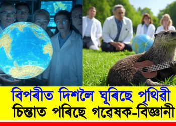 বিপৰীত দিশলৈ ঘূৰিছে পৃথিৱী : চিন্তাত পৰিছে গৱেষক-বিজ্ঞানী
