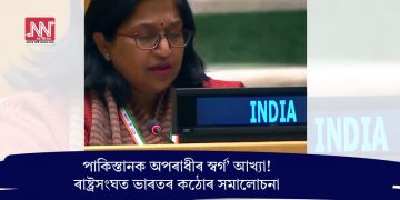 পাকিস্তানক অপৰাধীৰ স্বৰ্গ’ আখ্যা! ৰাষ্ট্ৰসংঘত ভাৰতৰ কঠোৰ সমালোচনা