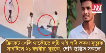 ক্ৰিকেট খেলি থাকোঁতে লুটি খাই পৰি কৰুণ মৃত্যুক সাৱটিলে ২১ বছৰীয়া যুৱকে, দেখি স্তম্ভিত সকলো