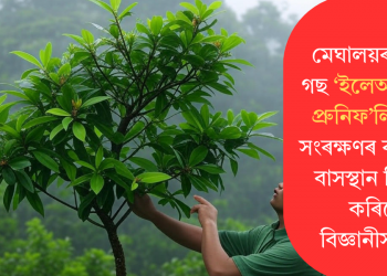 মেঘালয়ৰ বিৰল গছ ‘ইলেঅ’কাৰ্পাছ প্ৰুনিফ’লিয়াছ’ৰ সংৰক্ষণৰ বাবে মূল বাসস্থান চিনাক্ত কৰিছে বিজ্ঞানীসকলে