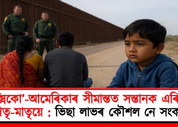 মেক্সিকো’-আমেৰিকাৰ সীমান্তত সন্তানক এৰি গৈছে পিতৃ-মাতৃয়ে : ভিছা লাভৰ কৌশল নে সংকট?