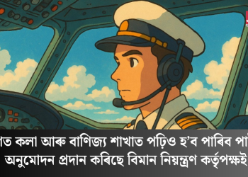 দ্বাদশত কলা আৰু বাণিজ্য শাখাত পঢ়িও হ’ব পাৰিব পাইলট! অনুমোদন প্ৰদান কৰিছে বিমান নিয়ন্ত্ৰণ কৰ্তৃপক্ষই