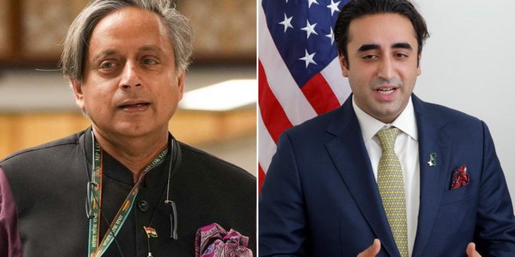Shashi Tharoor and Bilawal Bhutto | PTI, AP