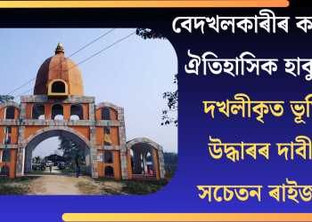 বেদখলকাৰীৰ কৱলত ঐতিহাসিক হাবুঙ! দখলীকৃত ভূমি উদ্ধাৰৰ দাবী সচেতন ৰাইজৰ