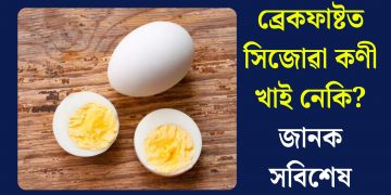ব্ৰেকফাষ্টত সিজোৱা কণী খাই নেকি? জানক সবিশেষ