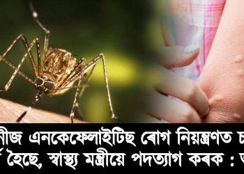 জাপানীজ এনকেফেলাইটিছ ৰোগ নিয়ন্ত্ৰণত চৰকাৰ ব্যৰ্থ হৈছে, স্বাস্থ্য মন্ত্ৰীয়ে পদত্যাগ কৰক : আপ