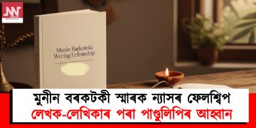 মুনীন বৰকটকী স্মাৰক ন্যাসৰ ফেলশ্বিপ : লেখক-লেখিকাৰ পৰা পাণ্ডুলিপিৰ আহ্বান