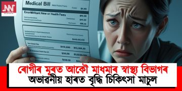 ৰোগীৰ মূৰত আকৌ মাধমাৰ স্বাস্থ্য বিভাগৰ : অভাৱনীয় হাৰত বৃদ্ধি চিকিৎসা মাচুল