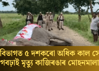 বন বিভাগত ৫ দশকৰো অধিক কাল সেৱা আগবঢ়াই মৃত্যু কাজিৰঙাৰ মোহনমালাৰ