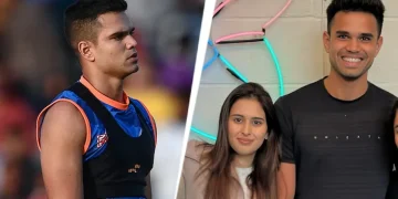 ব্যৱসায়ী ৰবি ঘাইৰ নাতিনী ছানিয়া চান্দোকৰ সৈতে বাগদান সম্পন্ন ‘মাষ্টাৰ ব্লাষ্টাৰ’ৰ পুত্ৰ অৰ্জুন তেণ্ডুলকাৰৰ