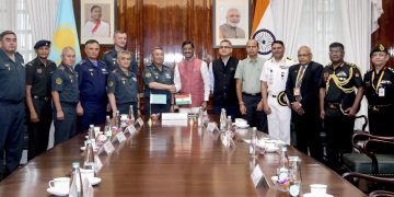 প্ৰতিৰক্ষা সহযোগিতা বৃদ্ধিৰ লক্ষ্যৰে ভাৰত-কাজাখস্তানৰ গুৰুত্বপূৰ্ণ বৈঠক