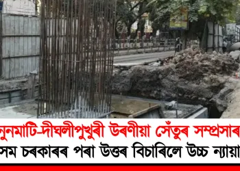 নুনমাটি-দীঘলীপুখুৰী উৰণীয়া সেঁতুৰ সম্প্ৰসাৰণ : অসম চৰকাৰৰ পৰা উত্তৰ বিচাৰিলে উচ্চ ন্যায়ালয়ে