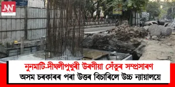 নুনমাটি-দীঘলীপুখুৰী উৰণীয়া সেঁতুৰ সম্প্ৰসাৰণ : অসম চৰকাৰৰ পৰা উত্তৰ বিচাৰিলে উচ্চ ন্যায়ালয়ে