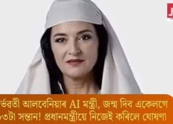 গৰ্ভৱতী আলবেনিয়াৰ AI মন্ত্ৰী, জন্ম দিব একেলগে ৮৩টা সন্তান! প্ৰধানমন্ত্ৰীয়ে নিজেই কৰিলে ঘোষণা