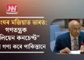 ৰাষ্ট্ৰসংঘৰ মজিয়াত ভাৰত: গণতন্ত্ৰক “এলিয়েন কনচেপ্ট” হিচাপে গণ্য কৰে পাকিস্তানে  