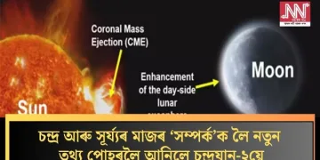 চন্দ্ৰ আৰু সূৰ্য্যৰ মাজৰ ‘সম্পৰ্ক’ক লৈ নতুন তথ্য পোহৰলৈ আনিলে চন্দ্ৰযান-২য়ে