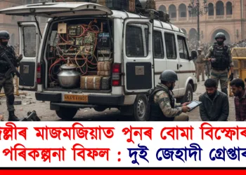 দিল্লীৰ মাজমজিয়াত পুনৰ বোমা বিস্ফোৰণৰ পৰিকল্পনা বিফল : দুই জেহাদী গ্ৰেপ্তাৰ!