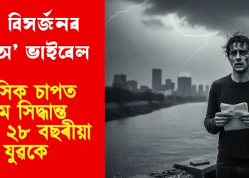 মূত্ৰ বিসৰ্জনৰ ভিডিঅ’ ভাইৰেল : মানসিক চাপত চৰম সিদ্ধান্ত ল’লে ২৮ বছৰীয়া যুৱকে