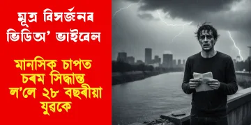 মূত্ৰ বিসৰ্জনৰ ভিডিঅ’ ভাইৰেল : মানসিক চাপত চৰম সিদ্ধান্ত ল’লে ২৮ বছৰীয়া যুৱকে