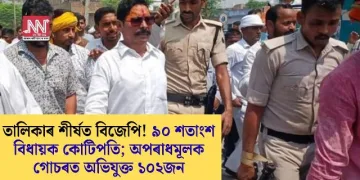 তালিকাৰ শীৰ্ষত বিজেপি! ৯০ শতাংশ বিধায়ক কোটিপতি; অপৰাধমূলক গোচৰত অভিযুক্ত ১০২জন