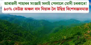 আৰাৱলী পাহাৰৰ সংজ্ঞাই সলাই পেলালে মোদী চৰকাৰে! ৯০% সেউজ অঞ্চল বাদ দিয়াক লৈ উদ্বিগ্ন বিশেষজ্ঞসমাজ