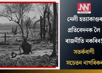 নেলী হত্যাকাণ্ডৰ প্ৰতিবেদনক লৈ ৰাজনীতি নকৰিব! সতৰ্কবাণী সচেতন নাগৰিকৰ