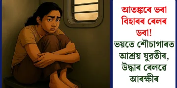 আতঙ্কৰে ভৰা বিহাৰৰ ৰেলৰ ডবা! ভয়তে শৌচাগাৰত আশ্ৰয় যুৱতীৰ, উদ্ধাৰ ৰেলৱে আৰক্ষীৰ