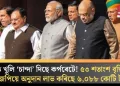 হাত খুলি ‘চান্দা’ দিছে কৰ্পৰেটে! ৫৩ শতাংশ বৃদ্ধিৰে বিজেপিয়ে অনুদান লাভ কৰিছে ৬,০৮৮ কোটি টকা