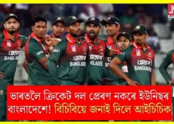 ভাৰতলৈ ক্ৰিকেট দল প্ৰেৰণ নকৰে ইউনিছৰ বাংলাদেশে! বিচিবিয়ে জনাই দিলে আইচিচিক