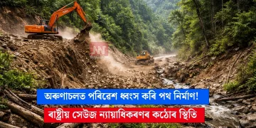 অৰুণাচলত পৰিৱেশ ধ্বংস কৰি পথ নিৰ্মাণ! ৰাষ্ট্ৰীয় সেউজ ন্যায়াধিকৰণৰ কঠোৰ স্থিতি