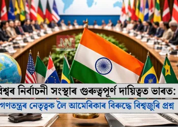 বিশ্বৰ নিৰ্বাচনী সংস্থাৰ গুৰুত্বপূৰ্ণ দায়িত্বত ভাৰত: গণতন্ত্ৰৰ নেতৃত্বক লৈ আমেৰিকাৰ বিৰুদ্ধে বিশ্বজুৰি প্ৰশ্ন