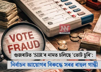 গুজৰাটত ‘SIR’ৰ নামত চলিছে ‘ভোট চুৰি’: নিৰ্বাচন আয়োগৰ বিৰুদ্ধে সৰৱ ৰাহুল গান্ধী