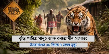বৃদ্ধি পাইছে মানুহ আৰু বন্যপ্ৰাণীৰ সংঘাত: উত্তৰাখণ্ডত ২০ দিনত ৭ জনৰ মৃত্যু