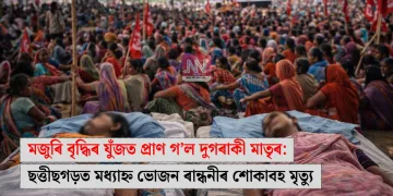 মজুৰি বৃদ্ধিৰ যুঁজত প্ৰাণ গ’ল দুগৰাকী মাতৃৰ: ছত্তীছগড়ত মধ্যাহ্ন ভোজন ৰান্ধনীৰ শোকাবহ মৃত্যু