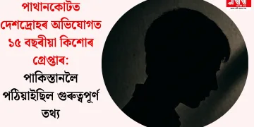 পাথানকোটত দেশদ্ৰোহৰ অভিযোগত ১৫ বছৰীয়া কিশোৰ গ্ৰেপ্তাৰ: পাকিস্তানলৈ পঠিয়াইছিল গুৰুত্বপূৰ্ণ তথ্য