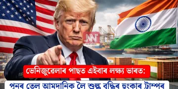 ভেনিজুৱেলাৰ পাছত এইবাৰ লক্ষ্য ভাৰত: পুনৰ তেল আমদানিক লৈ শুল্ক বৃদ্ধিৰ হুংকাৰ ট্ৰাম্পৰ