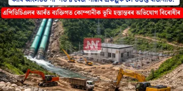 কাৰ্বি আংলঙত পাম্পড ষ্ট’ৰেজ পাৱাৰ প্ৰকল্পক লৈ উত্তপ্ত ৰাজনীতি: এপিডিচিএলৰ আৰঁত ব্যক্তিগত কোম্পানীক ভূমি হস্তান্তৰৰ অভিযোগ বিৰোধীৰ
