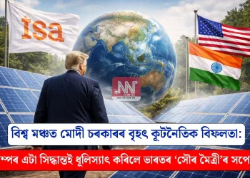 বিশ্ব মঞ্চত মোদী চৰকাৰৰ বৃহৎ কূটনৈতিক বিফলতা: ট্ৰাম্পৰ এটা সিদ্ধান্তই ধূলিস্যাৎ কৰিলে ভাৰতৰ ‘সৌৰ মৈত্ৰী’ৰ সপোন