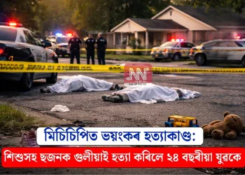 মিচিচিপিত ভয়ংকৰ হত্যাকাণ্ড: শিশুসহ ছজনক গুলীয়াই হত্যা কৰিলে ২৪ বছৰীয়া যুৱকে