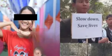 চাপৰত শোকাকুল পৰিৱেশ: দ্ৰুতবেগী বাছৰ খুন্দাত ছাত্ৰীৰ মৃত্যুৰ