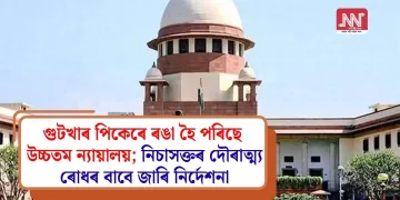 গুটখাৰ পিকেৰে ৰঙা হৈ পৰিছে উচ্চতম ন্যায়ালয়; নিচাসক্তৰ দৌৰাত্ম্য ৰোধৰ বাবে জাৰি নিৰ্দেশনা