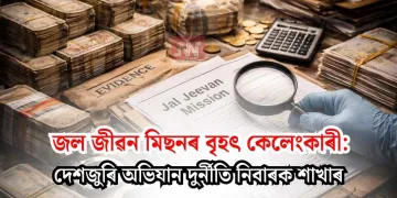 জল জীৱন মিছনৰ বৃহৎ কেলেংকাৰী: দেশজুৰি অভিযান দুৰ্নীতি নিবাৰক শাখাৰ