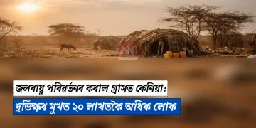 জলবায়ু পৰিৱৰ্তনৰ কৰাল গ্ৰাসত কেনিয়া: দুৰ্ভিক্ষৰ মুখত ২০ লাখতকৈ অধিক লোক