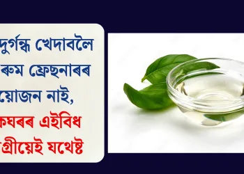 ঘৰৰ দুৰ্গন্ধ খেদাবলৈ দামী ৰুম ফ্ৰেছনাৰৰ প্ৰয়োজন নাই, পাকঘৰৰ এইবিধ সামগ্ৰীয়েই যথেষ্ট
