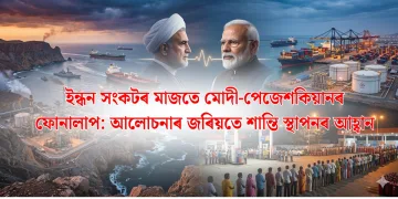 ইন্ধন সংকটৰ মাজতে মোদী-পেজেশকিয়ানৰ ফোনালাপ : আলোচনাৰ জৰিয়তে শান্তি স্থাপনৰ আহ্বান
