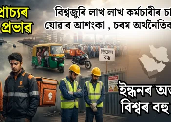 মধ্যপ্ৰাচ্যৰ যুদ্ধৰ প্ৰভাৱ : বিশ্বজুৰি লাখ লাখ কৰ্মচাৰীৰ চাকৰি যোৱাৰ আশংকা, চৰম অৰ্থনৈতিক সংকট