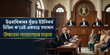 উত্তৰাধিকাৰৰ যুঁজত ইউনিফৰ্ম চিভিল ক’ডেই একমাত্ৰ সমাধান: মুছলিম মহিলাৰ অধিকাৰক লৈ উচ্চতম ন্যায়ালয়ৰ মন্তব্য