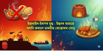 ইজৰাইল-ইৰাণৰ যুদ্ধ : ইন্ধনৰ অভাৱে সলনি কৰালে ভাৰতীয় ৰেস্তোৰাৰ ম্যেনু
