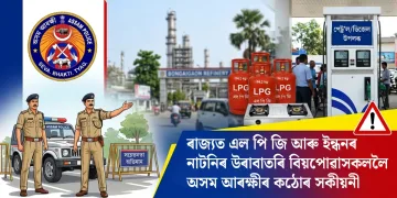 ৰাজ্যত এল পি জি আৰু ইন্ধনৰ নাটনিৰ উৰাবাতৰি বিয়পোৱাসকললৈ অসম আৰক্ষীৰ কঠোৰ সকীয়নী